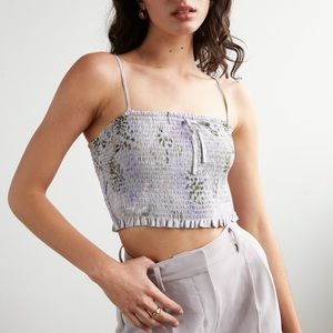 Wilfred smocked tank top